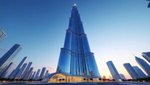 découvrez almas tower, la tour emblématique de dubaï culminant à 363 mètres, la plus haute après le burj khalifa, offrant une vue imprenable et une architecture spectaculaire.