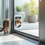 découvrez notre chatière pour baie vitrée coulissante, facile à installer sans perçage, pour un accès pratique et sécurisé à votre animal préféré.