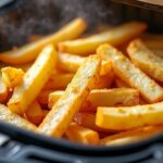découvrez comment préparer des frites surgelées parfaitement croustillantes en un temps record grâce à l’air fryer. une cuisson rapide et saine pour des snacks délicieux !
