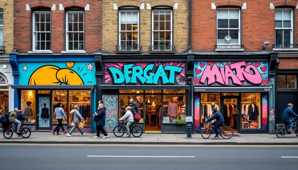découvrez shoreditch à londres, un quartier vibrant célèbre pour son street art coloré, ses boutiques vintage uniques et sa riche culture urbaine dynamique.