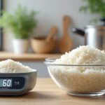 découvrez comment 60 g de riz cru se transforment en riz cuit et apprenez les quantités idéales pour réussir toutes vos recettes de riz facilement.