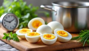 découvrez le temps idéal de cuisson des œufs durs et nos astuces simples pour les réussir parfaitement à chaque fois.