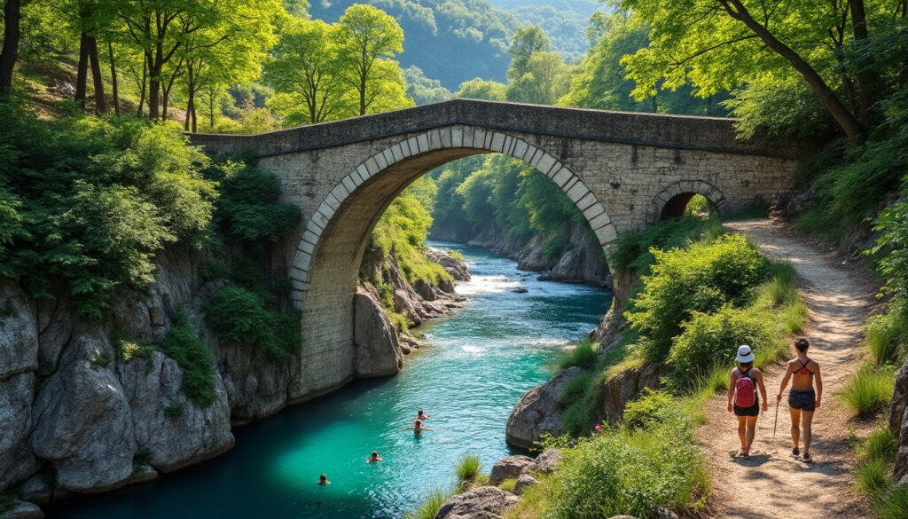 découvrez le pont de la cerise à gilette : un lieu idéal pour la baignade, la randonnée et l'exploration de la nature sauvage dans un cadre préservé et authentique.