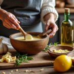 découvrez la recette traditionnelle de l'aïoli grand-mère, facile et rapide à préparer pour un plat savoureux et authentique.