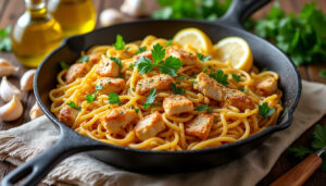 découvrez notre recette facile et rapide de fideuà au poulet, parfaite pour un repas savoureux à préparer chez vous en toute simplicité.