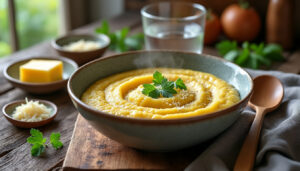 découvrez notre recette de polenta crémeuse, facile et rapide à préparer, idéale pour un repas savoureux au quotidien.