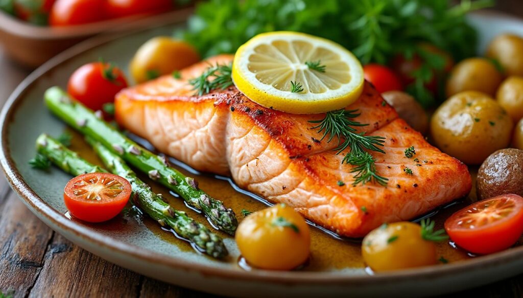 découvrez une recette facile et rapide de saumon au four pour un plat savoureux, idéal pour un repas équilibré et gourmand en toute simplicité.