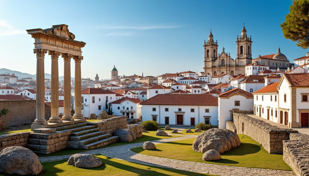 découvrez évora au portugal, une ville historique riche en monuments emblématiques, parfait pour les amateurs de culture et d'histoire à la recherche d'une escapade authentique.