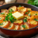 découvrez notre recette facile de pommes de terre sarladaises au four, croustillantes à souhait, pour un délicieux accompagnement gourmand et rapide à préparer.