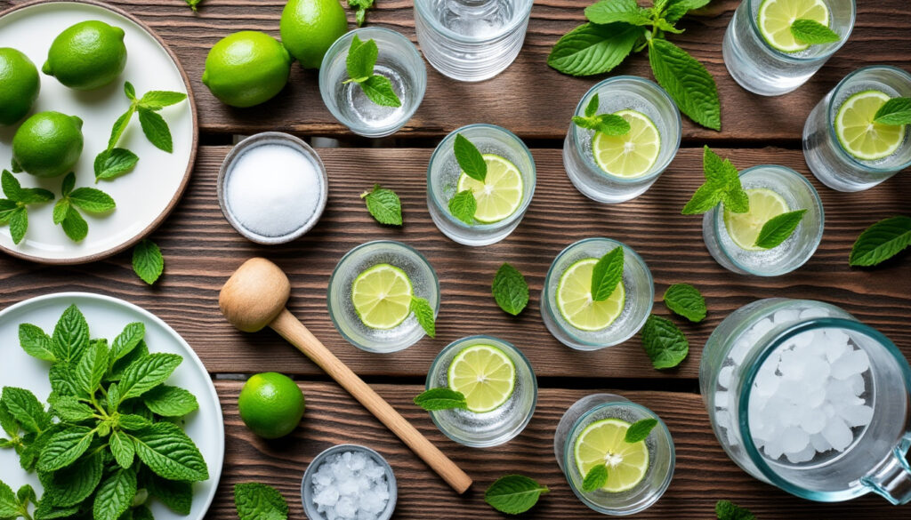 découvrez une recette facile de mojito pour 10 personnes avec ingrédients et préparation détaillée pour réussir ce cocktail rafraîchissant.