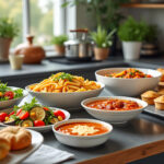 découvrez des recettes faciles pour préparer un repas pour 8 personnes la veille, gagnez du temps et profitez d'un délicieux moment en famille ou entre amis.