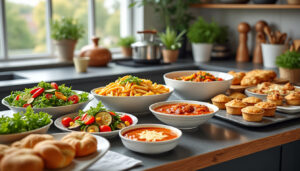 découvrez des recettes faciles pour préparer un repas pour 8 personnes la veille, gagnez du temps et profitez d'un délicieux moment en famille ou entre amis.