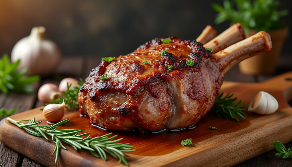 découvrez notre recette facile et savoureuse d'épaule d'agneau confite pendant 4 heures, pour un plat tendre et gourmand qui ravira vos papilles.