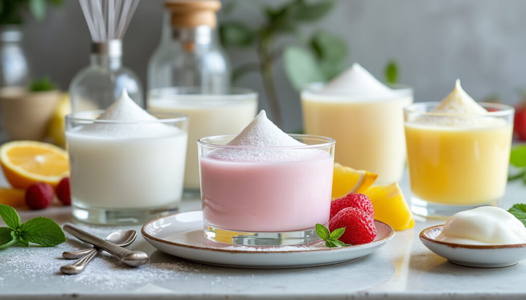 découvrez nos recettes et techniques pour maîtriser l'art des espumas, des mousses légères et aériennes qui sublimeront vos plats et desserts.