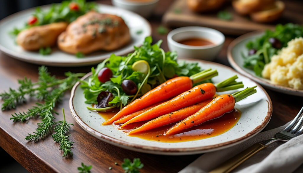 découvrez des idées recettes et associations parfaites pour accompagner les carottes vichy, afin de sublimer vos plats avec ce légume délicieusement sucré.