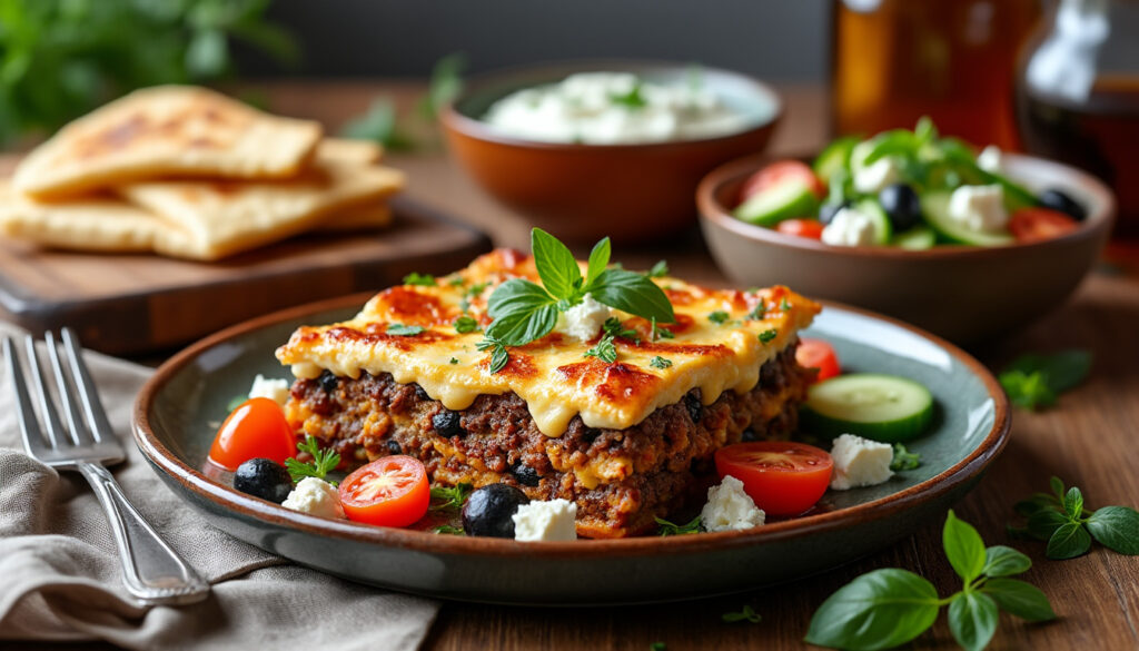 découvrez des idées simples et gourmandes pour accompagner votre moussaka et sublimer ce plat traditionnel grec avec des saveurs équilibrées.