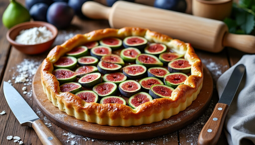 découvrez la recette facile de la tarte aux figues des carnets de julie, un dessert gourmand et simple à préparer pour régaler toute la famille.